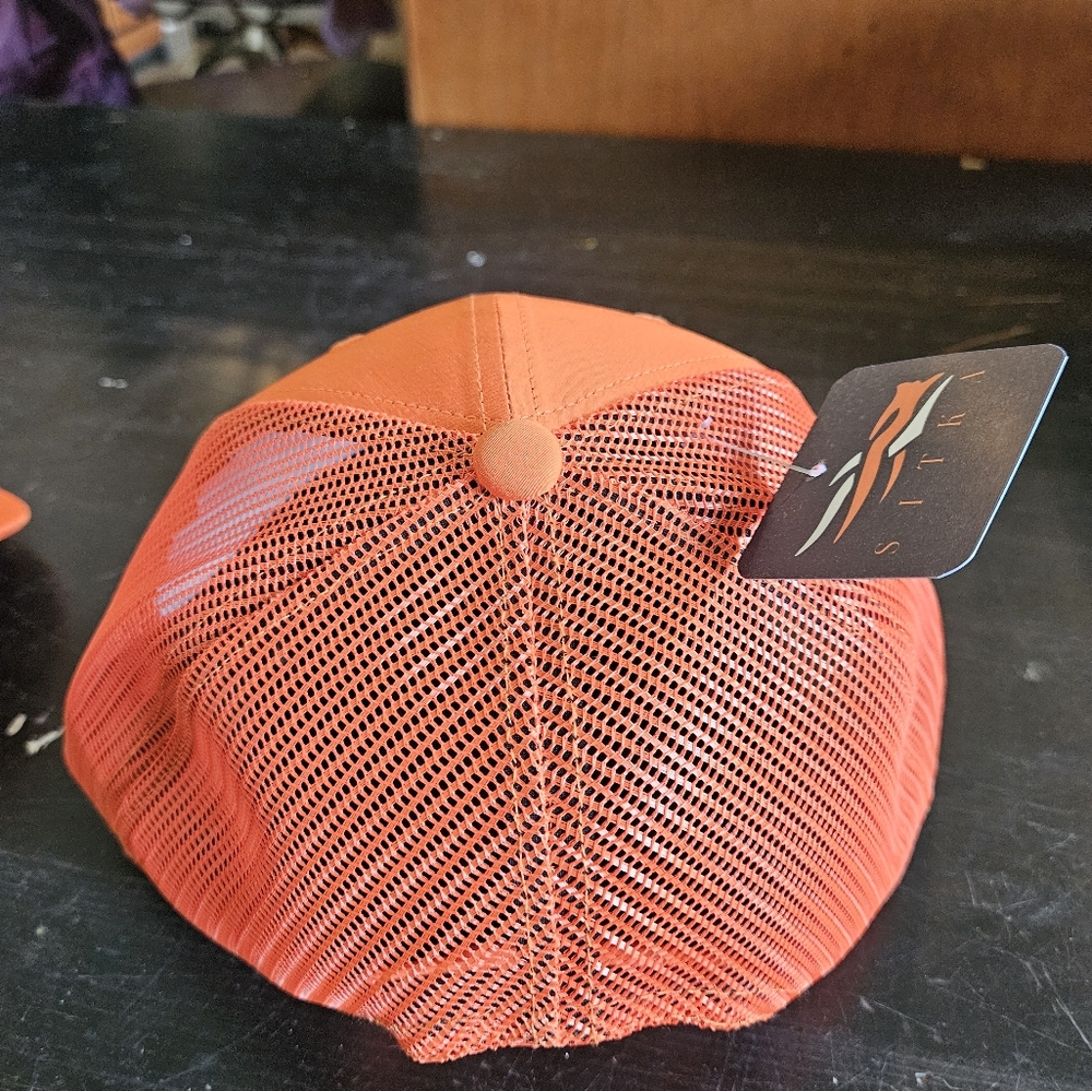 Sitka Hunter Orange Trucker Hat - Picture 3 of 5
